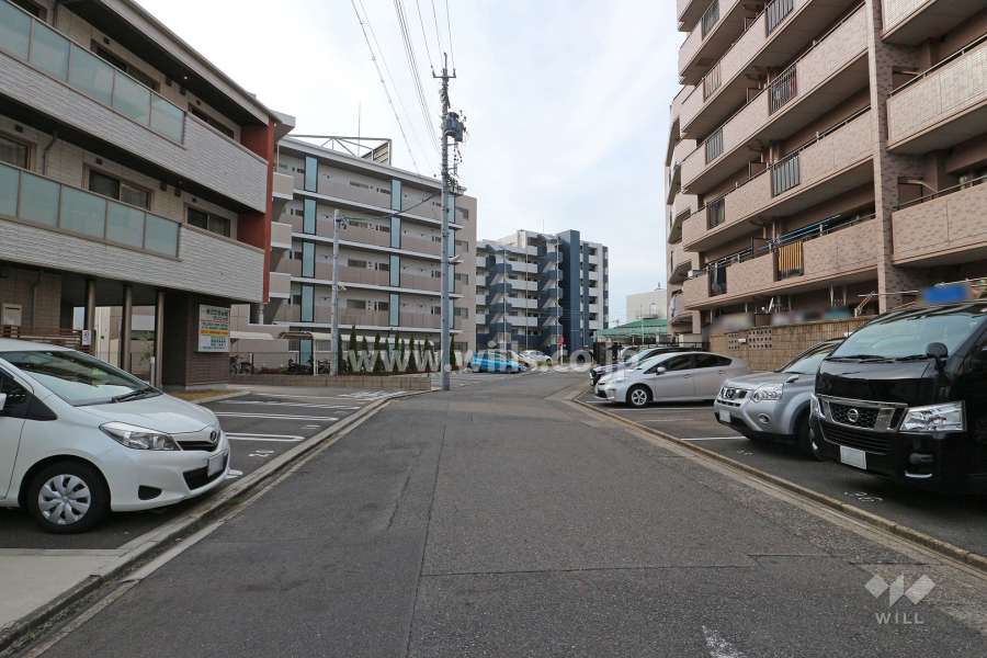 敷地南側の前面道路