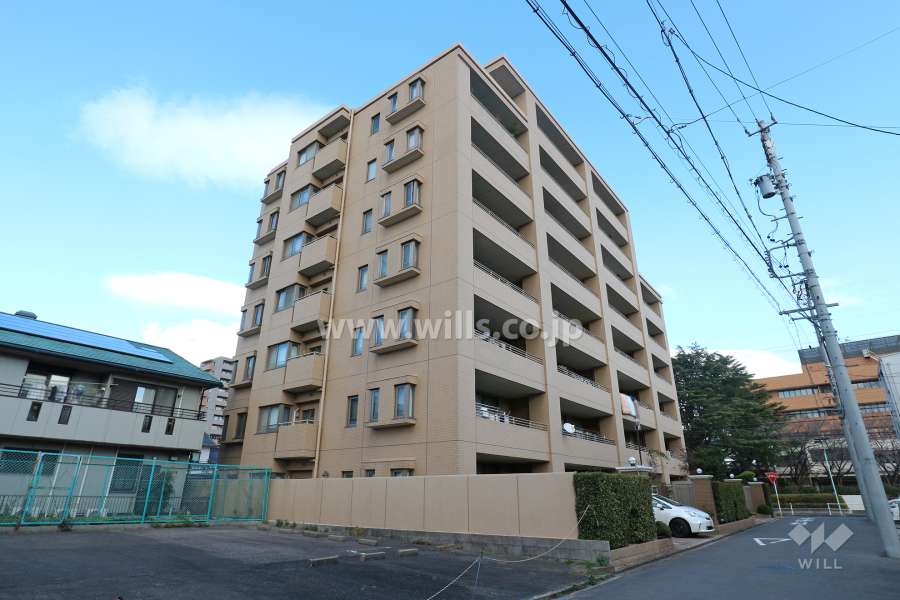六番町シティハウスフローラルコートの外観（南西側から）