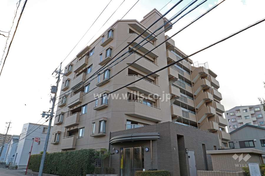 六番町シティハウスフローラルコートの外観（北東側から）