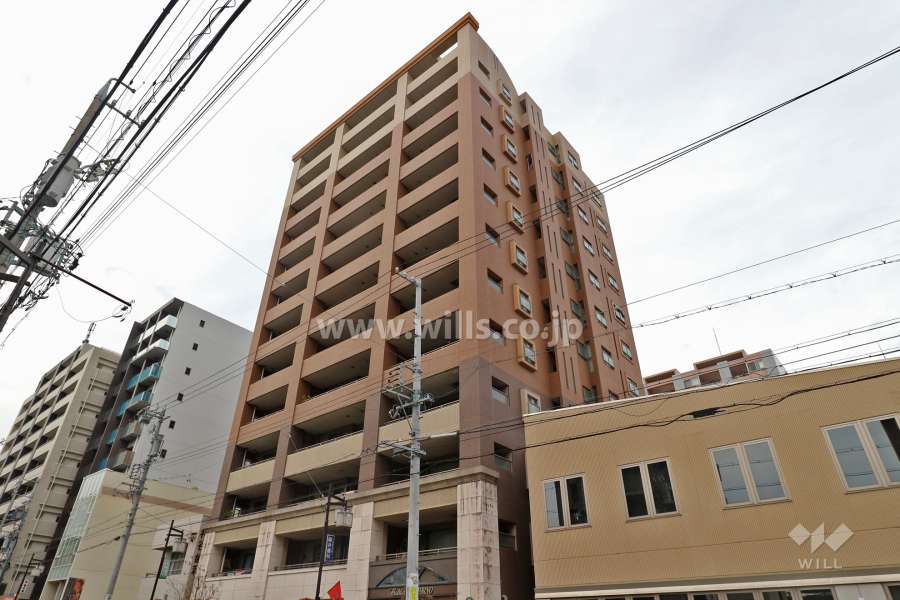 カルティア日比野の外観（南東側から）