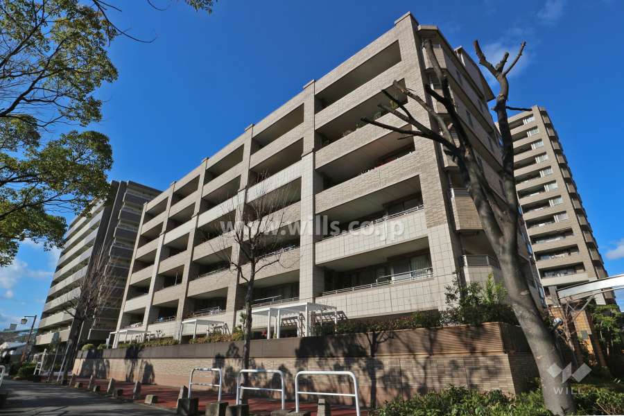 ライオンズガーデン六番参番館の外観（南東側から）