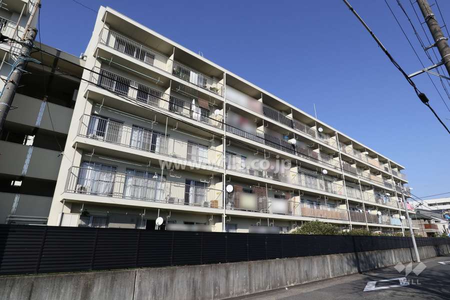 たなばた住宅1号棟の外観（南西側から）