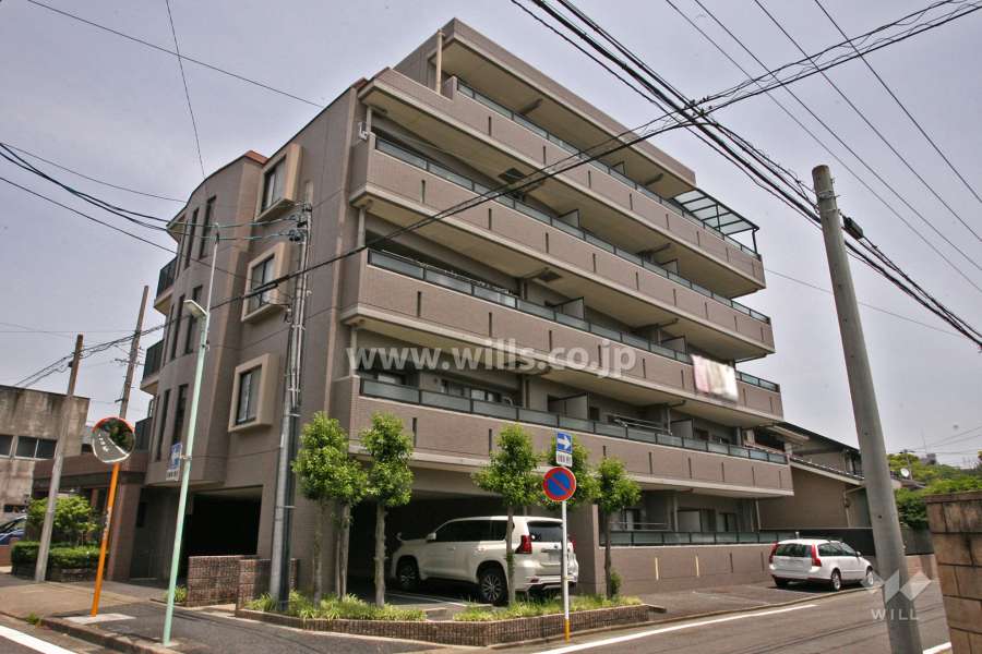 サンマンションアトレ黒川の外観(南側から)