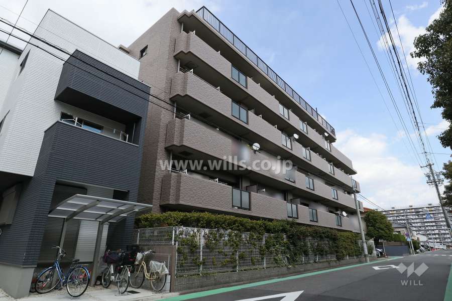 グランドール光音寺の外観（南西側から）