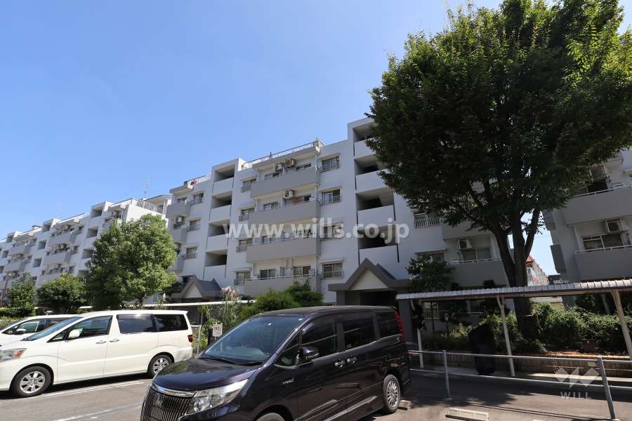 アーバンラフレ志賀15号棟の外観（北西側から）