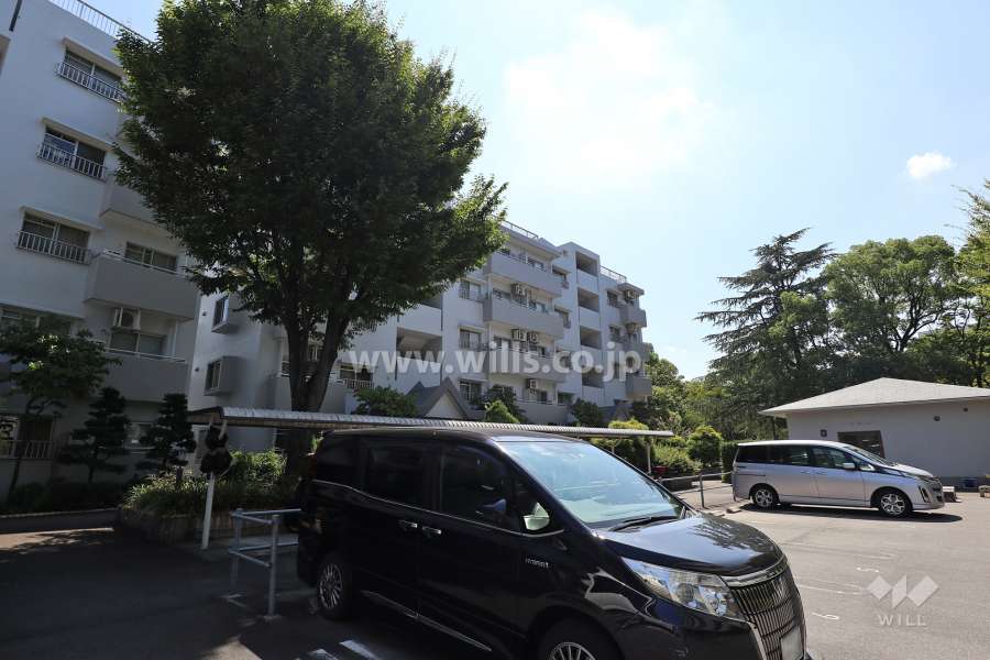 アーバンラフレ志賀16号棟の外観（北東側から）