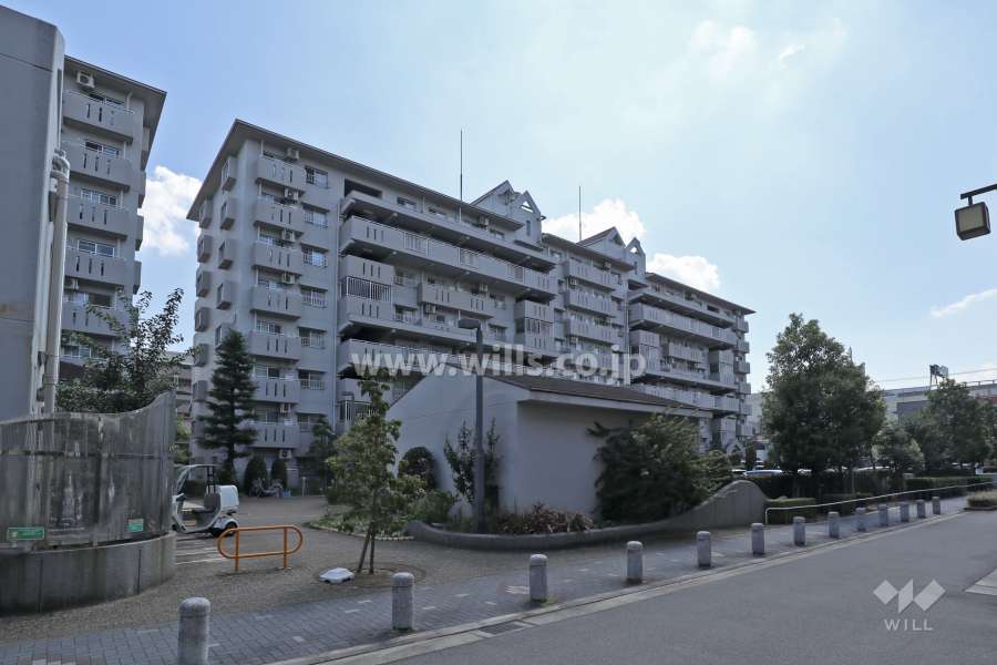 アーバンラフレ志賀18号棟の外観（北東側から）