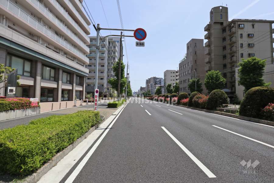 敷地南側の前面道路（名古屋環状線）