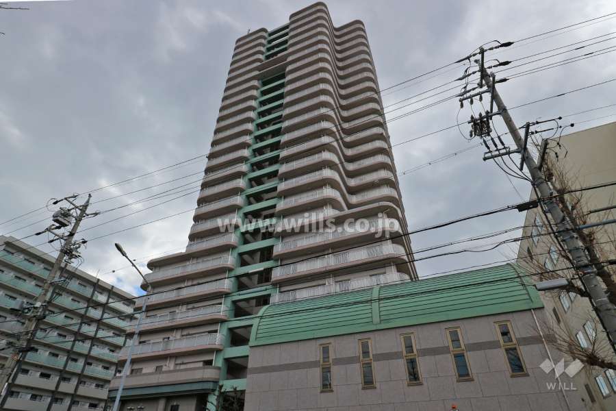 アンビックス志賀ストリートタワーの外観（北西側から）