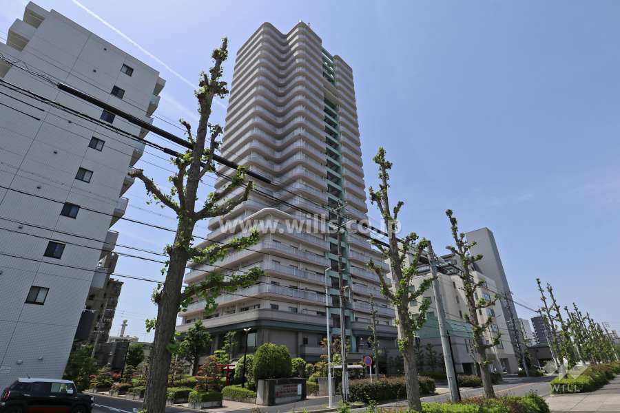 アンビックス志賀ストリートタワーの外観（北東側から）