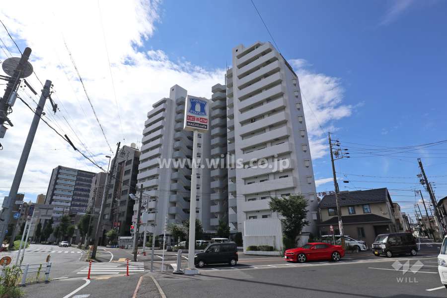 ユーハウス志賀本通の外観（北西側から）