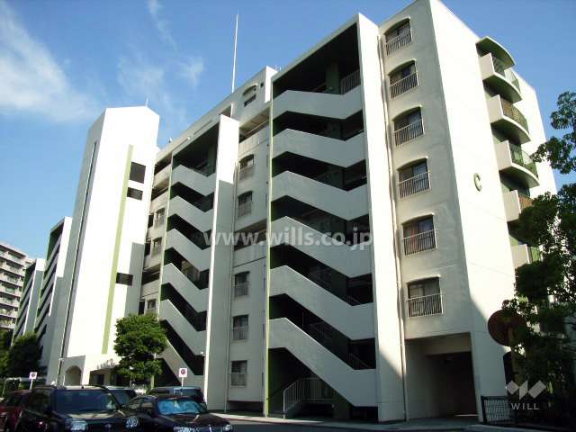 千里王子高層住宅C棟の外観（北西側から）