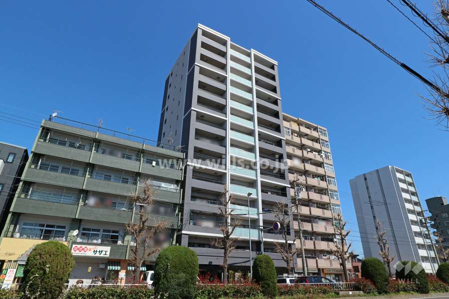 パークナード平安通の外観（南西側から）