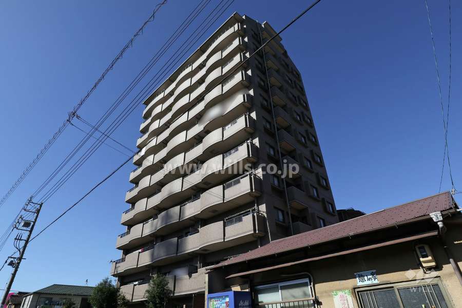 ライオンズマンション平安通の外観（南東側から）