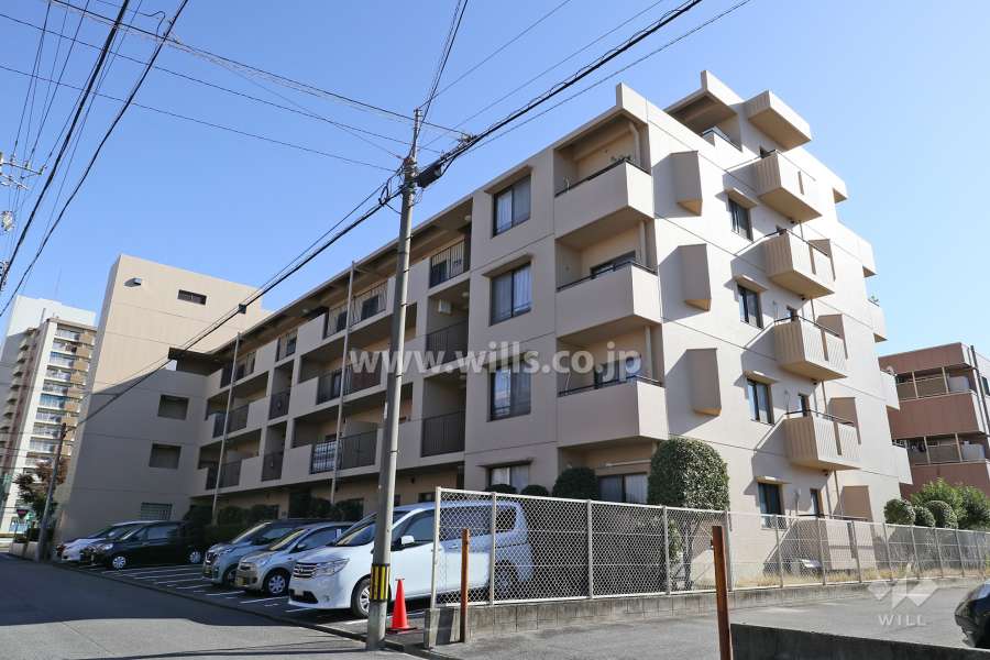 コープ野村上飯田南の外観（北西側から）