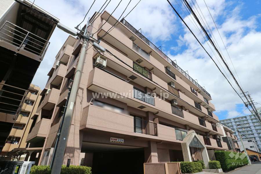 シティオ平安通の外観（南西側から）