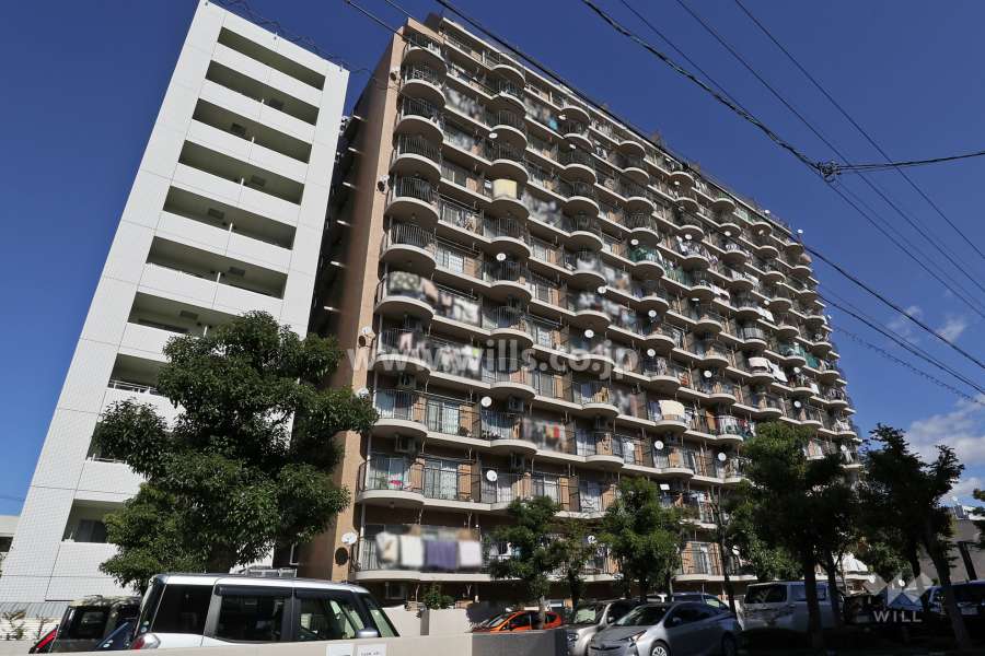 グランドメゾン上飯田の外観（南西側から）