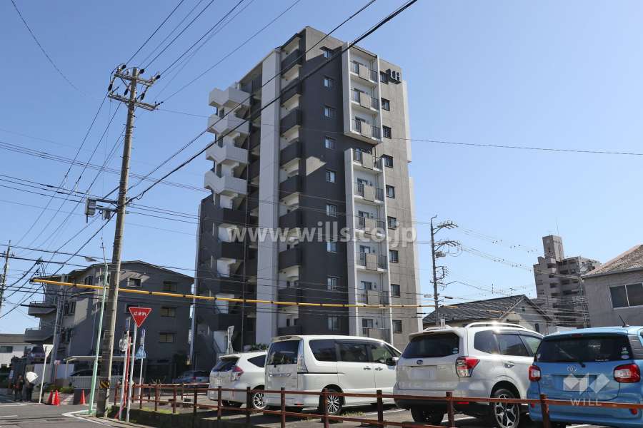 ユーハウス上飯田駅の外観（北西側から）