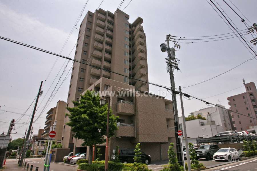 サーパス黒川の外観(北側から)