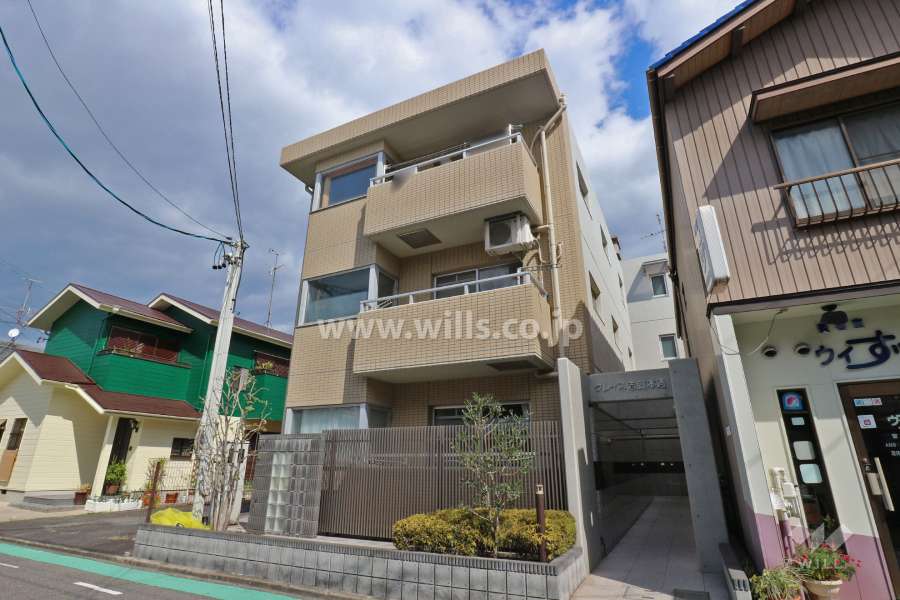 グレイス志賀本通の外観（南西側から）