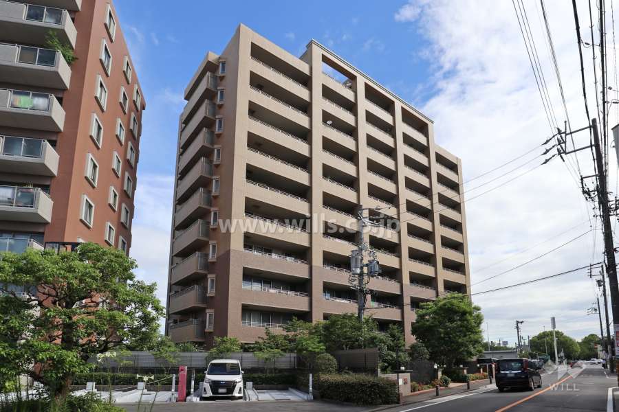 ヒルズ黒川エアリコートの外観（南西側から）