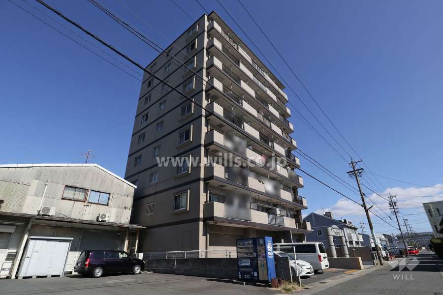 宝マンション西味鋺第5の外観（南西側から）