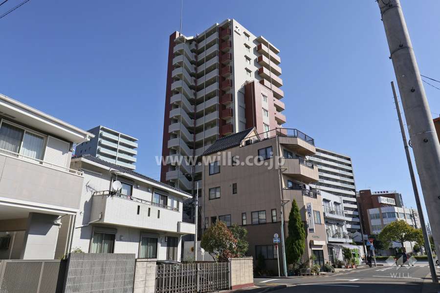 グランコート大曽根の外観（南西側から）