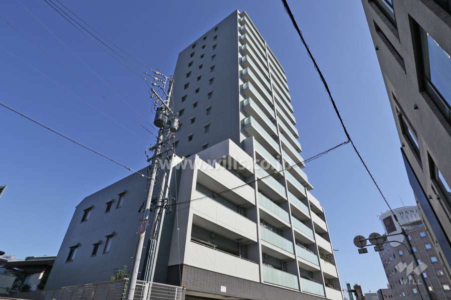 ザパークハウス大曽根の外観（南西側から）