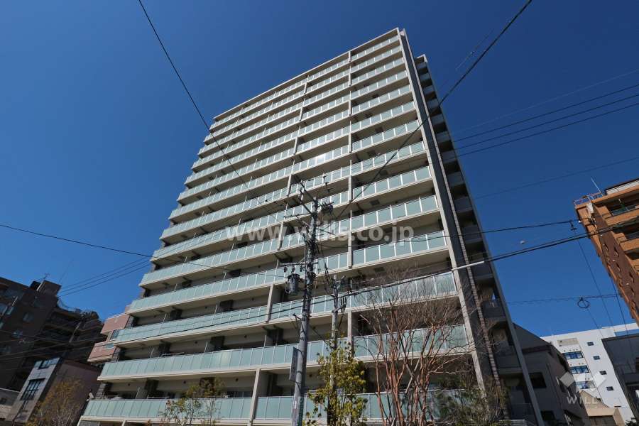 ザパークハウス大曽根レジデンスの外観（南東側から）