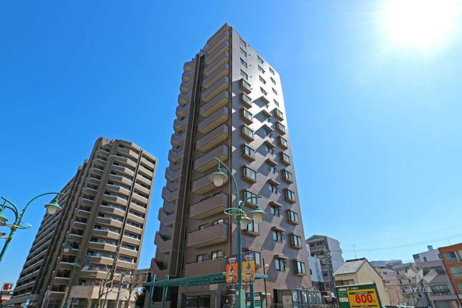 アーバンタワー大曽根の外観(西側から)