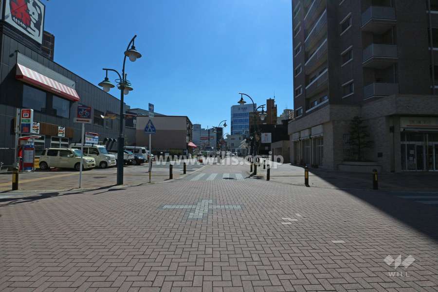 敷地北東側の前面道路