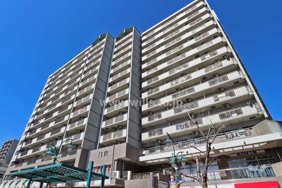 ポルト大曽根の外観（南東側から）