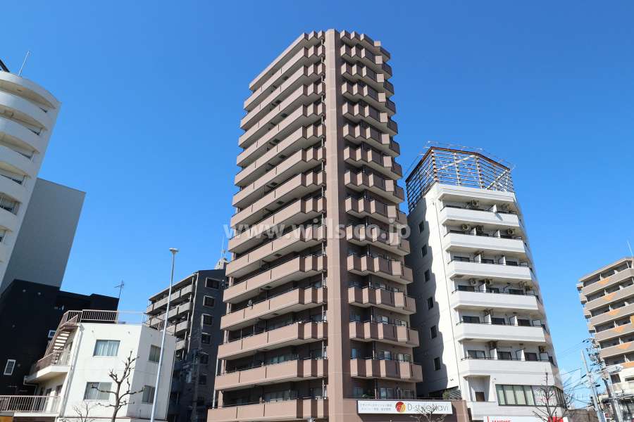 大曽根シティハウスの外観（南東側から）