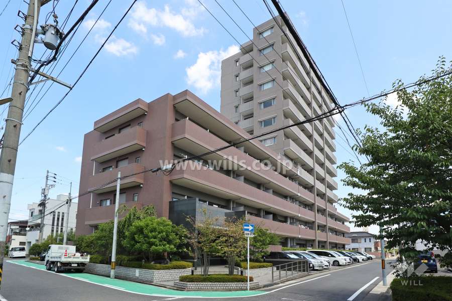 メイツ志賀の外観（南西側から）