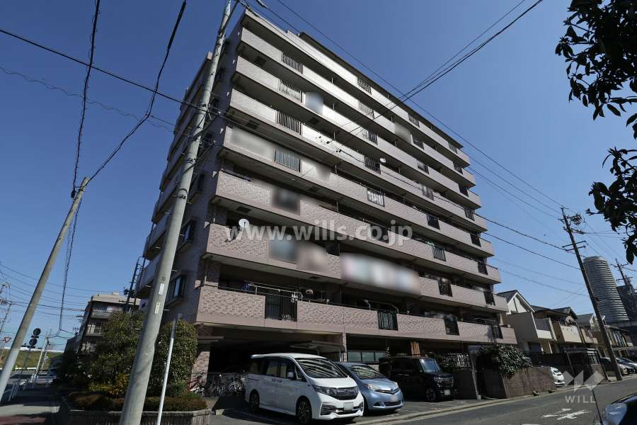 宝マンショングランスクエア中切の外観（南西側から）