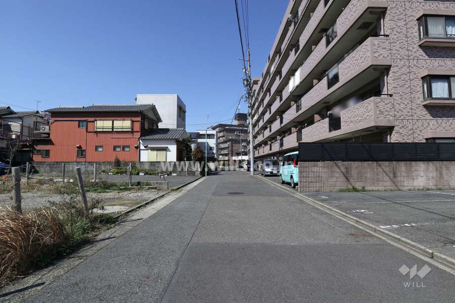 敷地南側の前面道路（福徳中切北線）