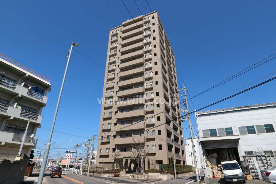 志賀本通シティハウスの外観（南東側から）