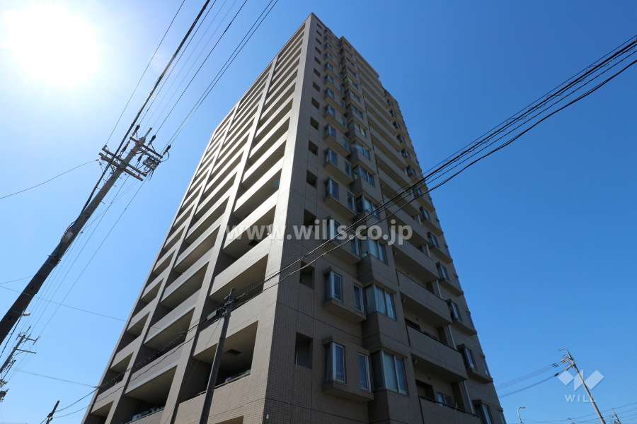 志賀本通シティハウスの外観（南東側から）