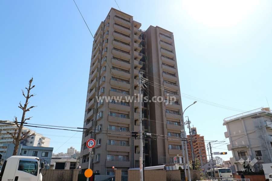 志賀本通シティハウスの外観（北東側から）