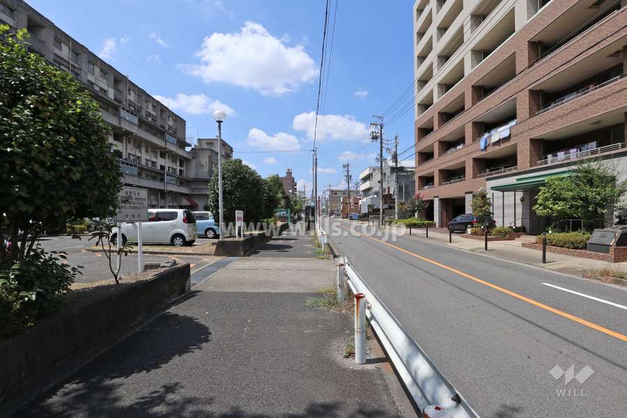 敷地南側の前面道路
