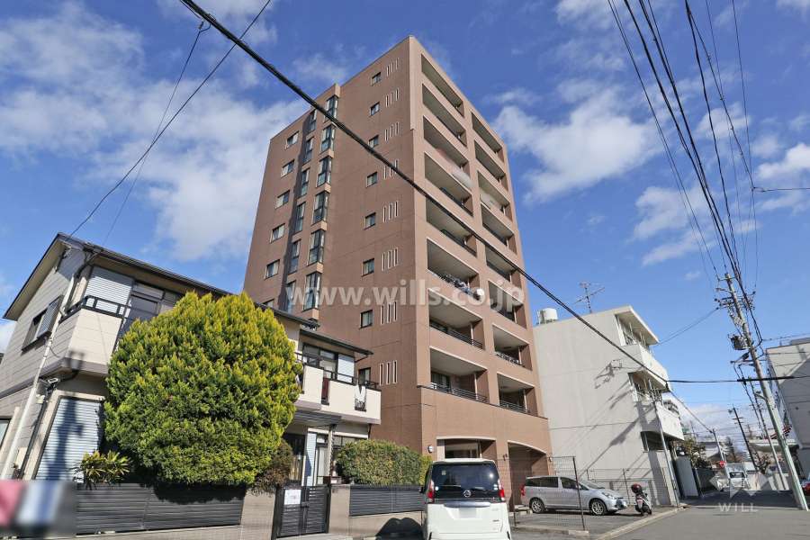 ヴィアレ若葉の外観（南西側から)