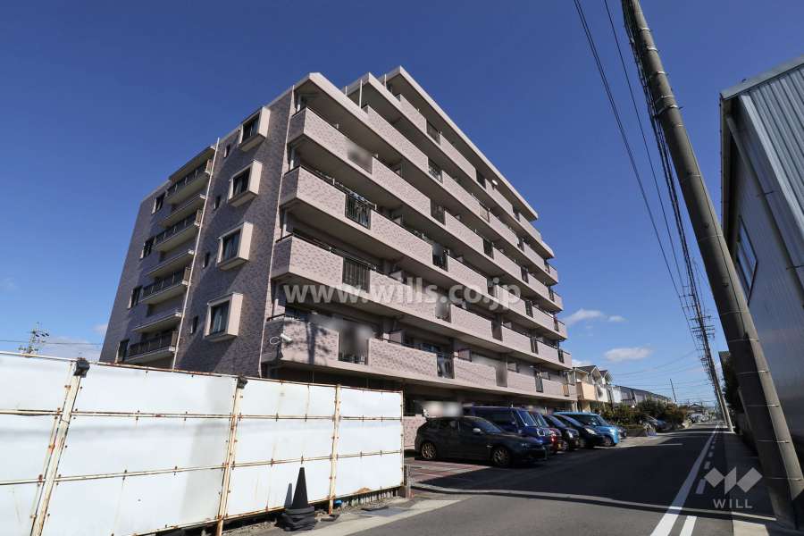 宝マンション楠第2の外観（南西側から）
