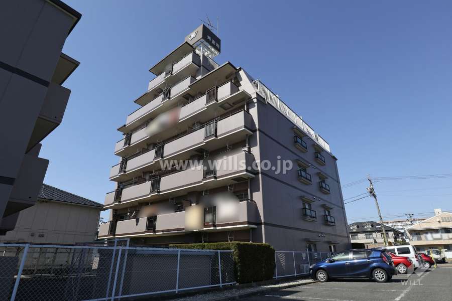 宝マンション斉宮司B棟の外観（南東側から）