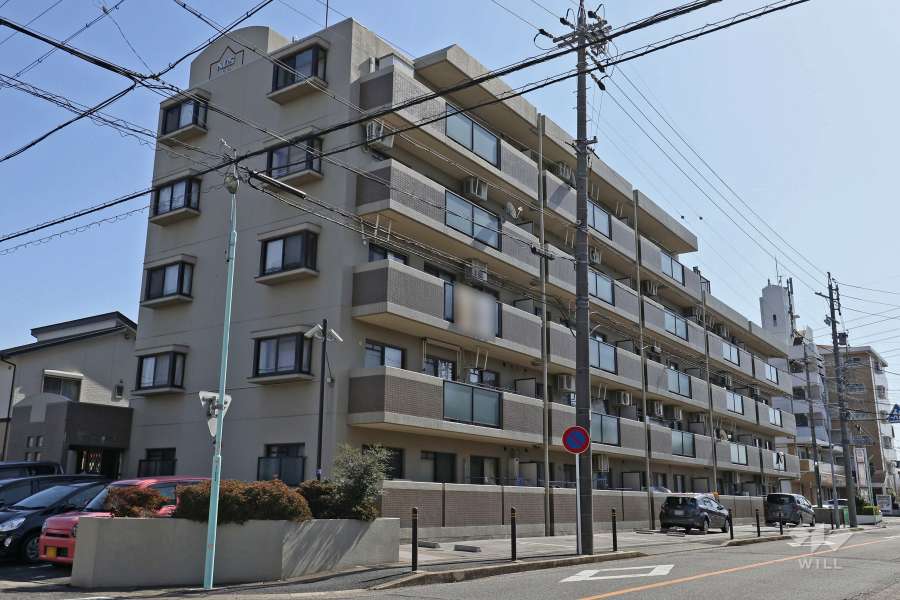 NDSマンション楠の外観（北西側から）