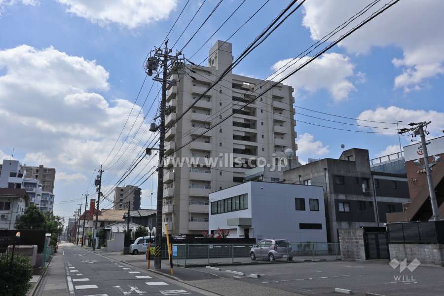 グランドメゾン萩野の外観(北側から)