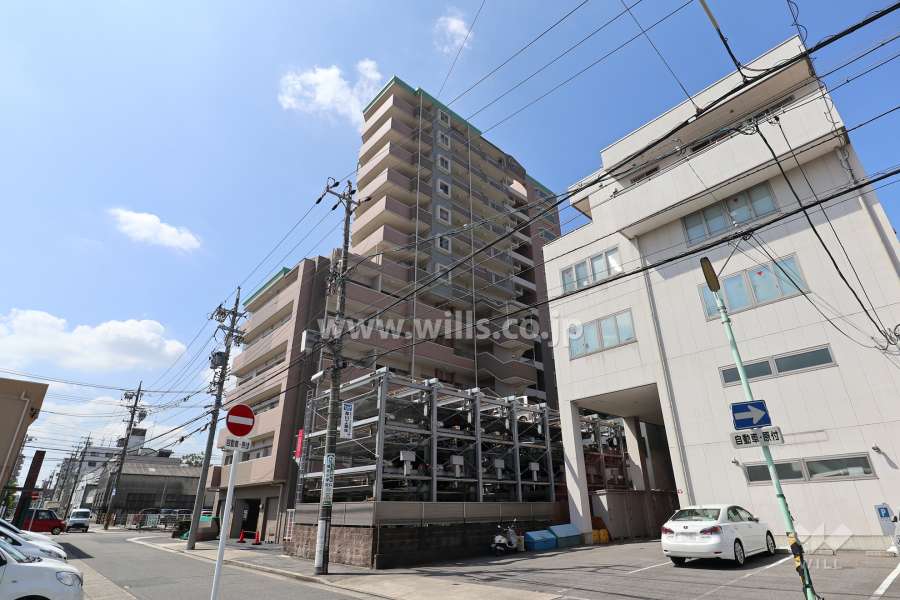 カルティア黒川の外観（北東側から）