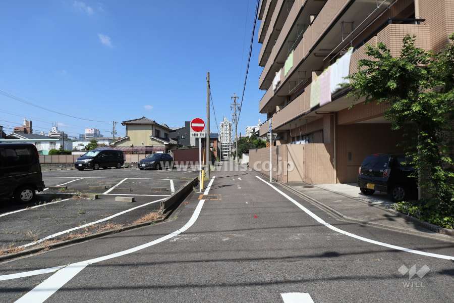 敷地南側の前面道路