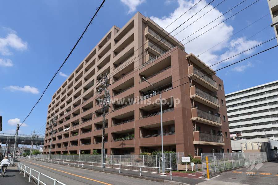 シティコーポリフレ黒川の外観（南東側から）