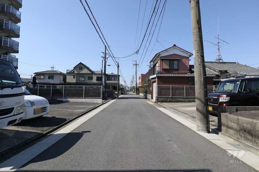 敷地北西側の前面道路（福徳成願寺北線）