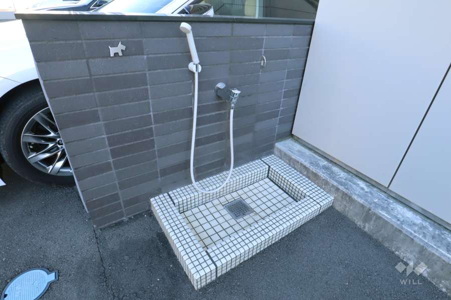 ペット足洗い場